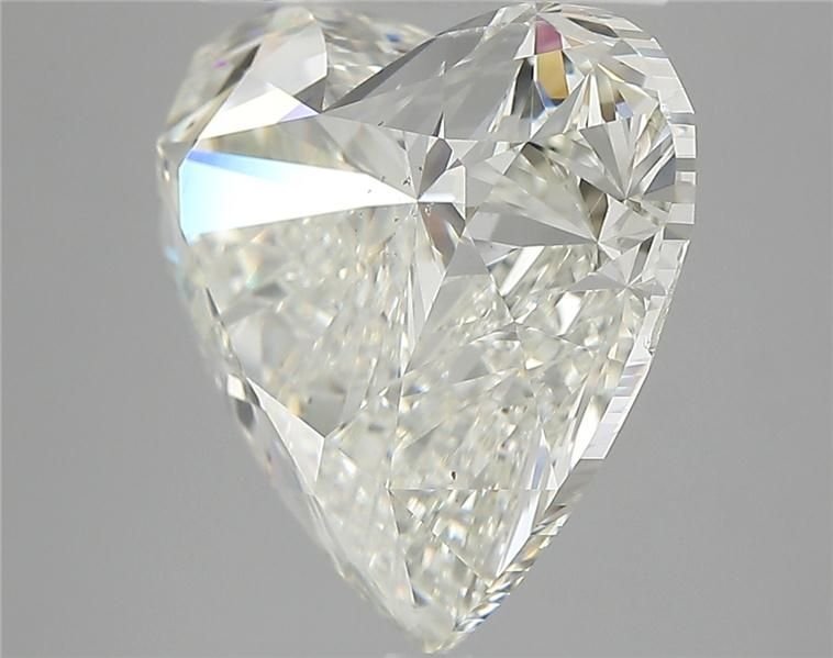 7.01ct K SI1 Rare Carat Ideal Cut Heart Diamond