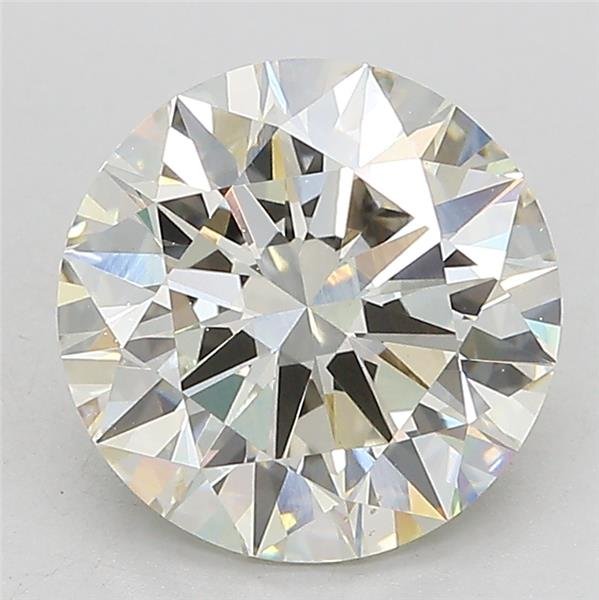 3.04ct J VS1 Excellent Cut Round Lab Grown Diamond