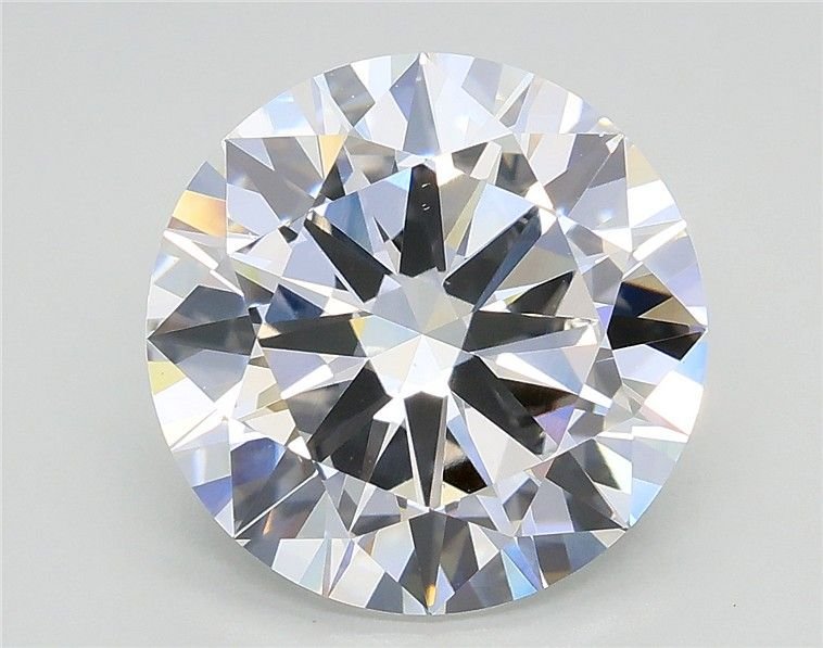 3.99ct E VS1 Excellent Cut Round Lab Grown Diamond