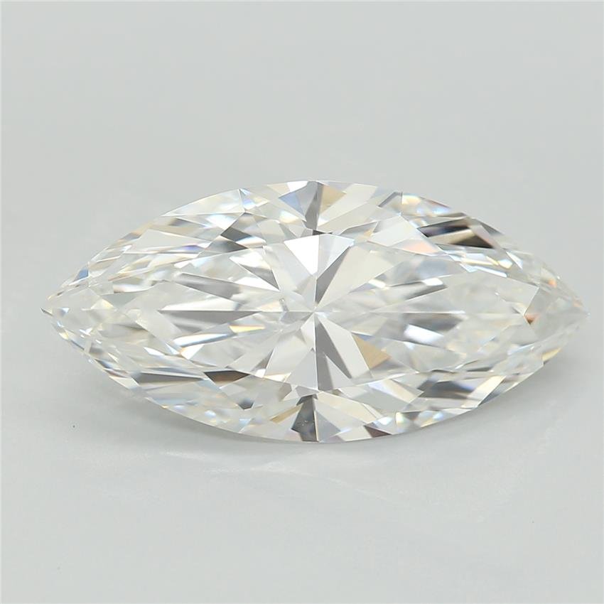 2.38ct E VVS2 Excellent Cut Marquise Lab Grown Diamond