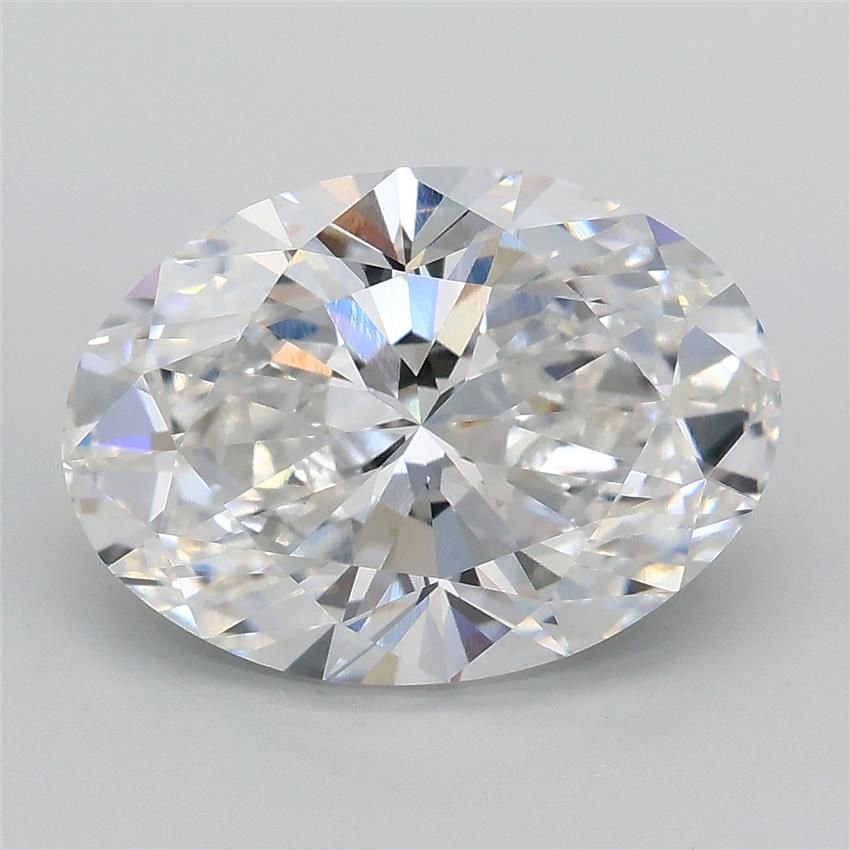 3.02ct E VVS2 Rare Carat Ideal Cut Oval Lab Grown Diamond