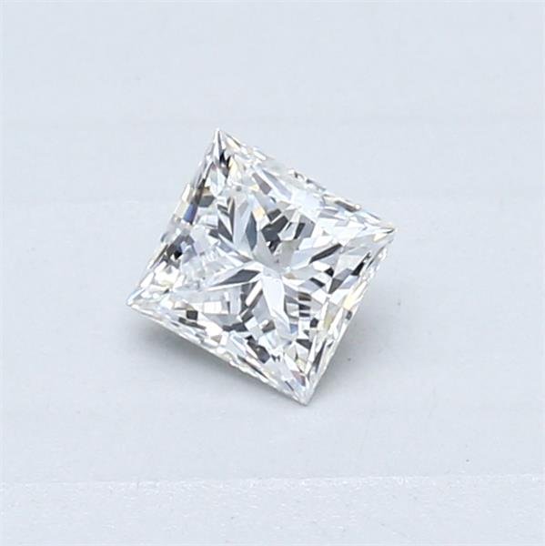 0.32ct D SI1 Rare Carat Ideal Cut Princess Diamond