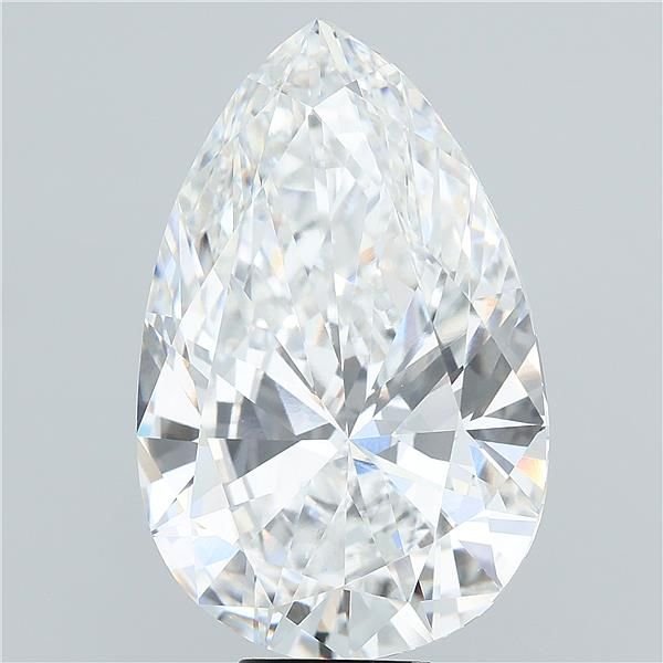 11.26ct F VVS2 Rare Carat Ideal Cut Pear Lab Grown Diamond