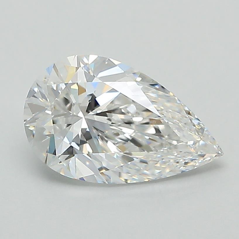 1.31ct E VS1 Rare Carat Ideal Cut Pear Lab Grown Diamond