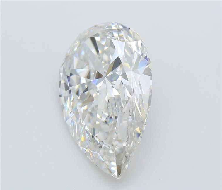 12.42ct E VS1 Rare Carat Ideal Cut Pear Lab Grown Diamond