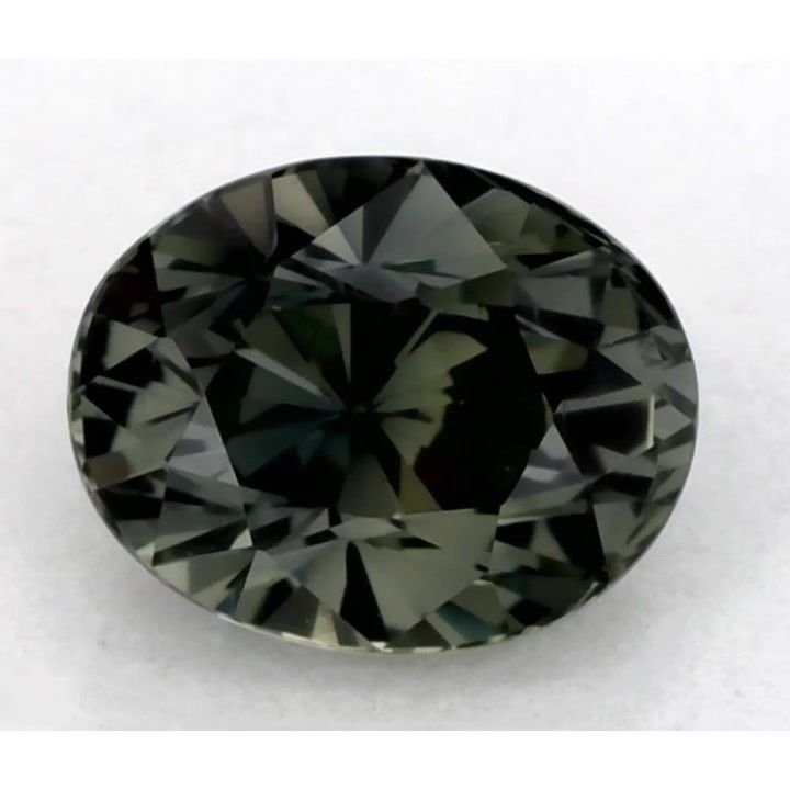 1.22 Carat Green Oval Sapphire