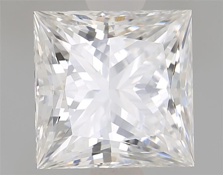1.50ct F VS1 Rare Carat Ideal Cut Princess Lab Grown Diamond