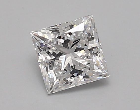 0.84ct D VVS2 Rare Carat Ideal Cut Princess Lab Grown Diamond