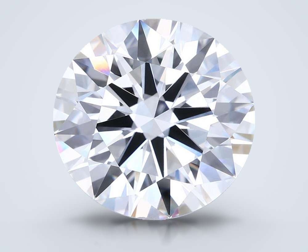 6.04 Carat Round Lab Diamond