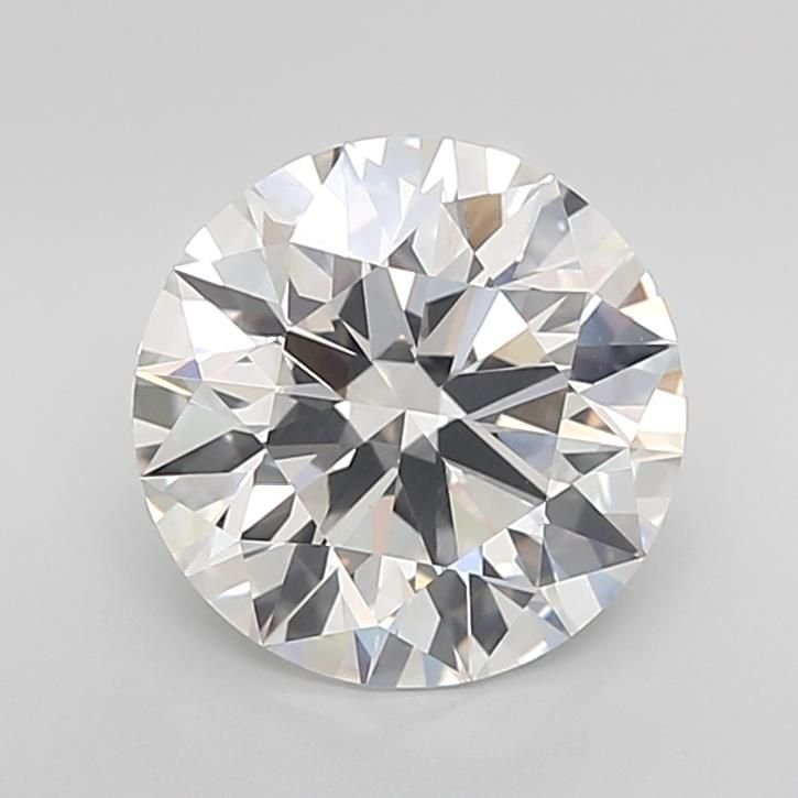 4.00ct F VVS2 Rare Carat Ideal Cut Round Lab Grown Diamond
