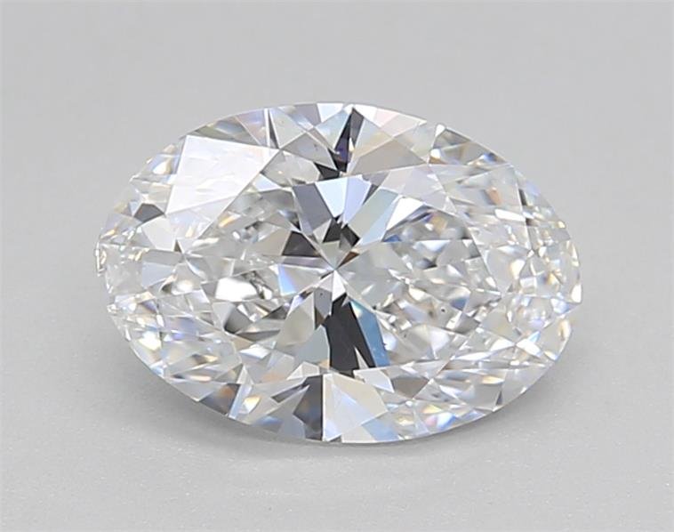 1.24ct D VS2 Rare Carat Ideal Cut Oval Lab Grown Diamond