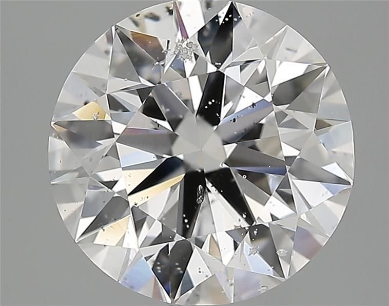 3.81ct D SI2 Very Good Cut Round Diamond