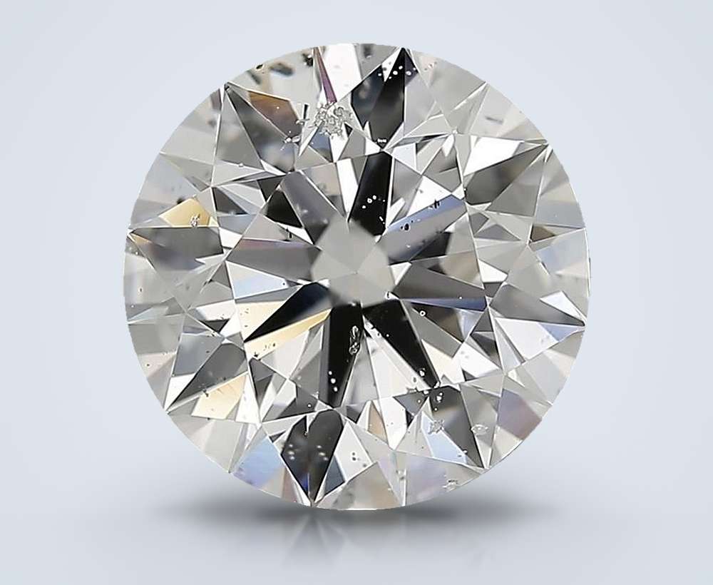 3.81 Carat Round Natural Diamond