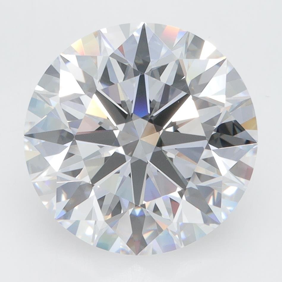 4.70ct D VVS2 Rare Carat Ideal Cut Round Lab Grown Diamond