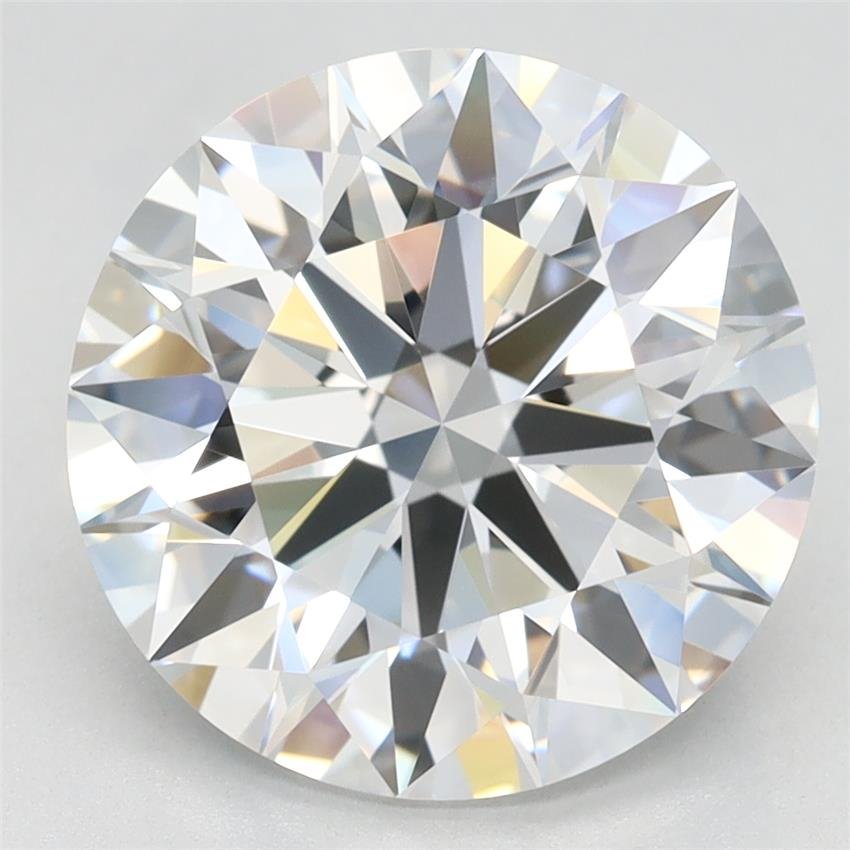 4.07ct D VVS1 Rare Carat Ideal Cut Round Lab Grown Diamond