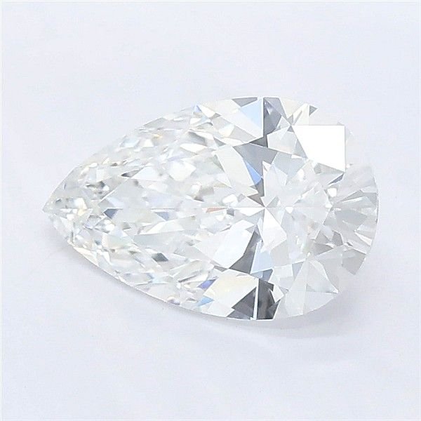 1.09ct E VVS1 Rare Carat Ideal Cut Pear Lab Grown Diamond