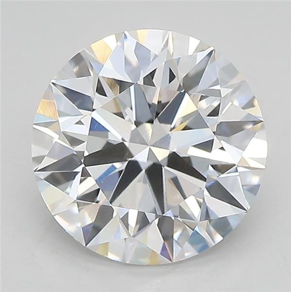 3.16ct D VVS2 Rare Carat Ideal Cut Round Lab Grown Diamond