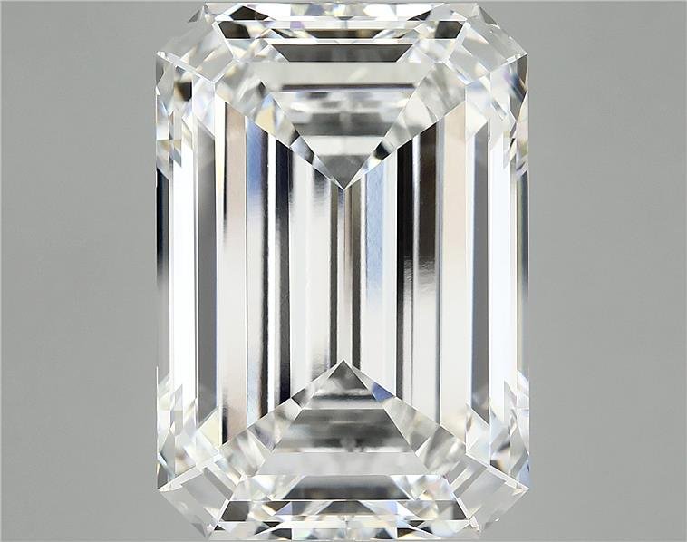 16.17ct F VVS2 Rare Carat Ideal Cut Emerald Lab Grown Diamond