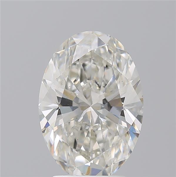 3.19ct H VS2 Rare Carat Ideal Cut Oval Lab Grown Diamond