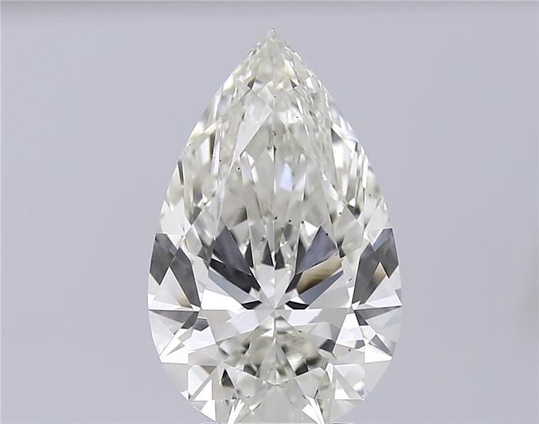 5.03ct I VS2 Rare Carat Ideal Cut Pear Lab Grown Diamond