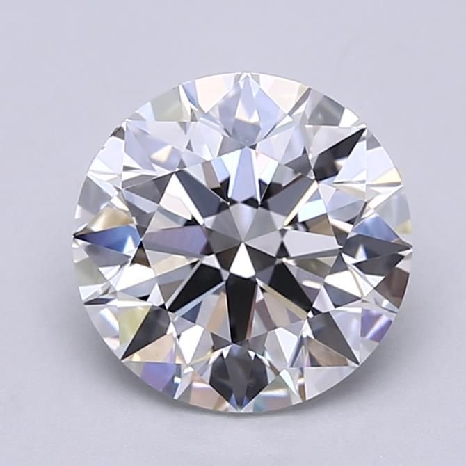 2.84ct E VVS2 Rare Carat Ideal Cut Round Lab Grown Diamond