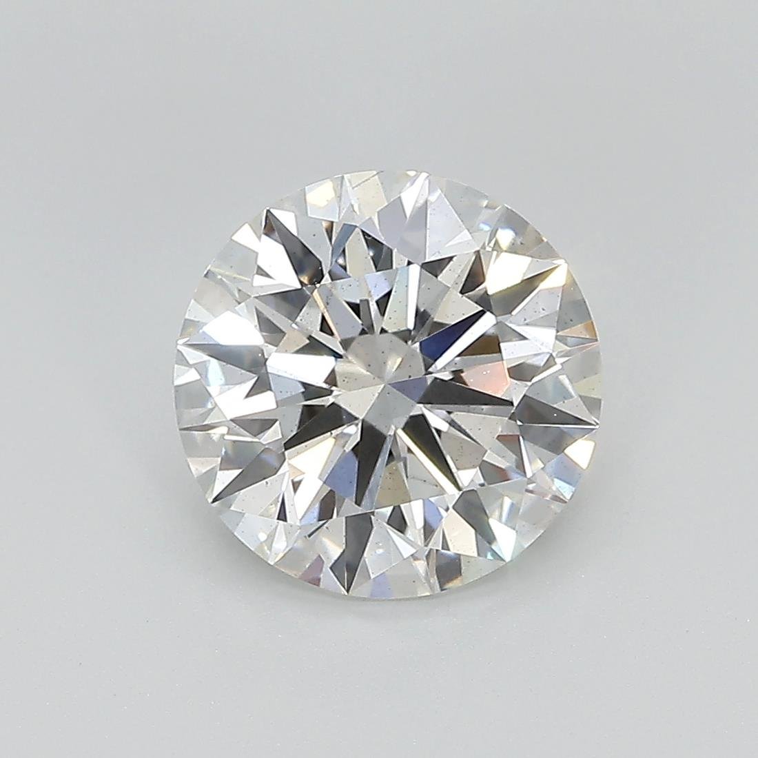 2.59ct F SI1 Rare Carat Ideal Cut Round Lab Grown Diamond