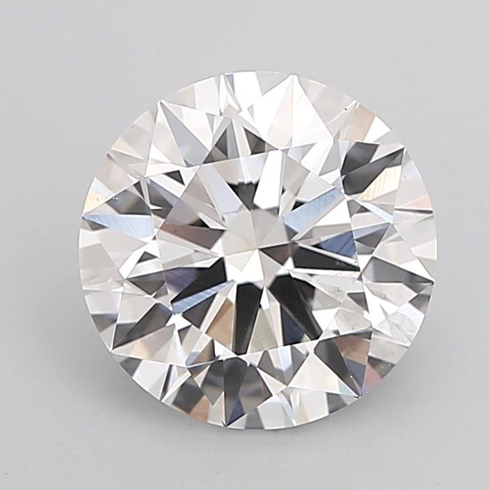 3.03ct E VS2 Rare Carat Ideal Cut Round Lab Grown Diamond