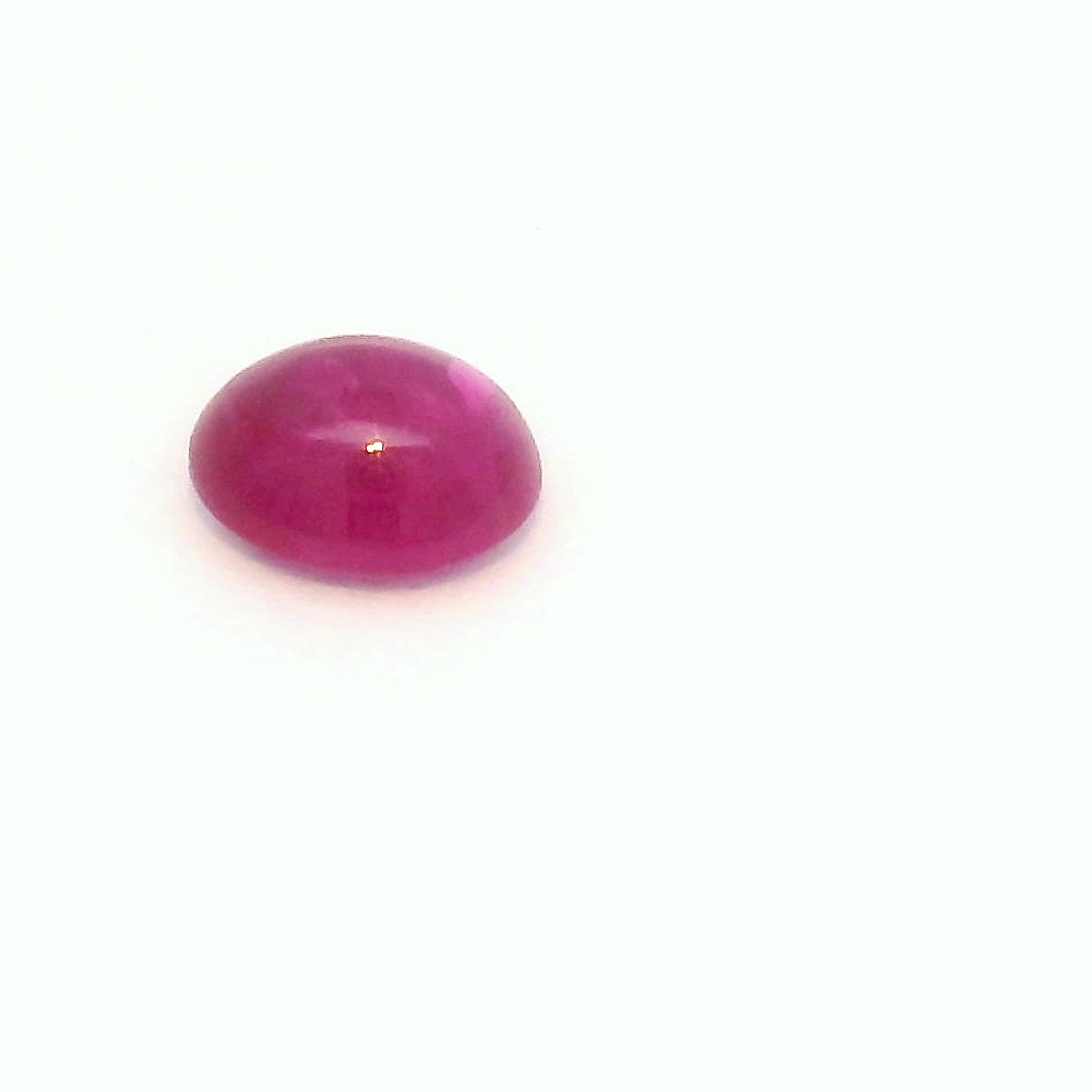 0.45 Carat Red Oval Ruby