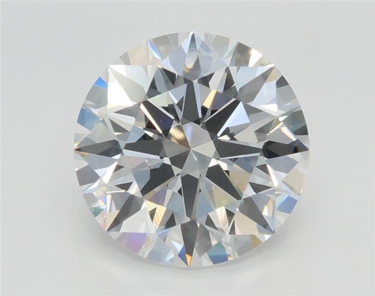 2.86ct E VVS2 Rare Carat Ideal Cut Round Lab Grown Diamond