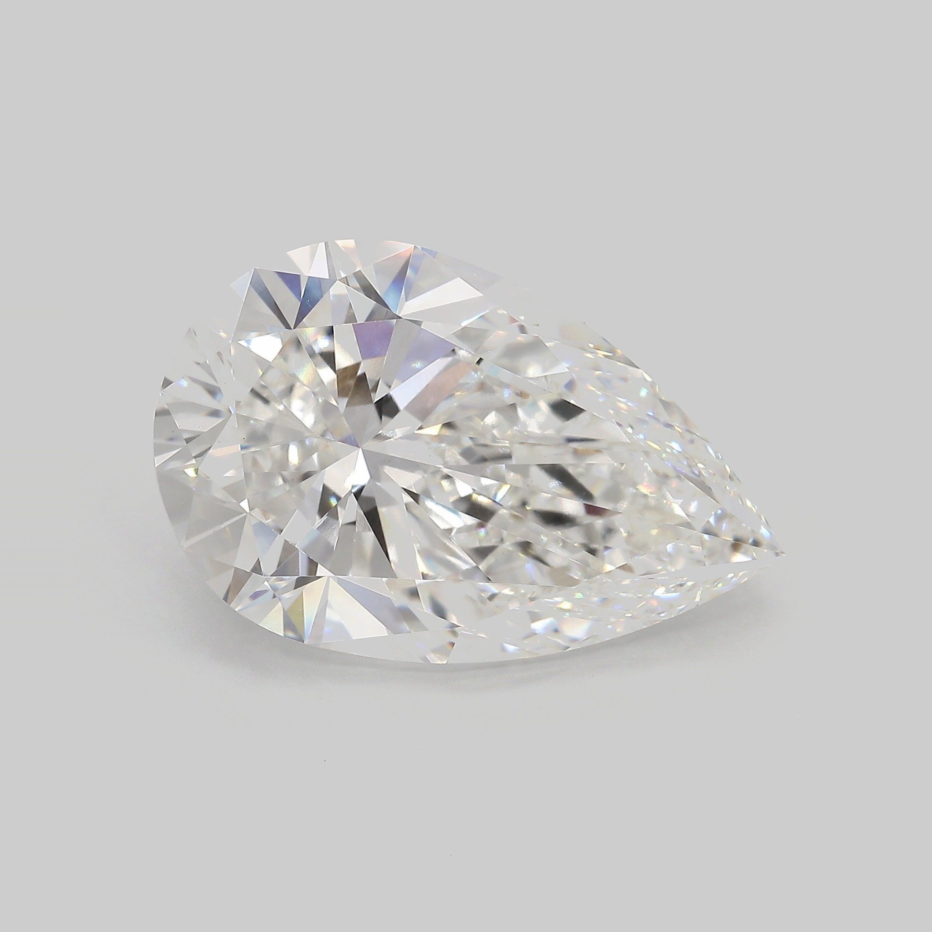 15.05ct F VVS2 Rare Carat Ideal Cut Pear Lab Grown Diamond