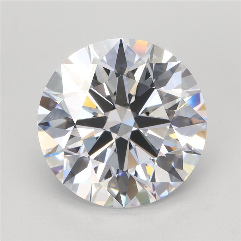 4.27ct D VVS2 Rare Carat Ideal Cut Round Lab Grown Diamond