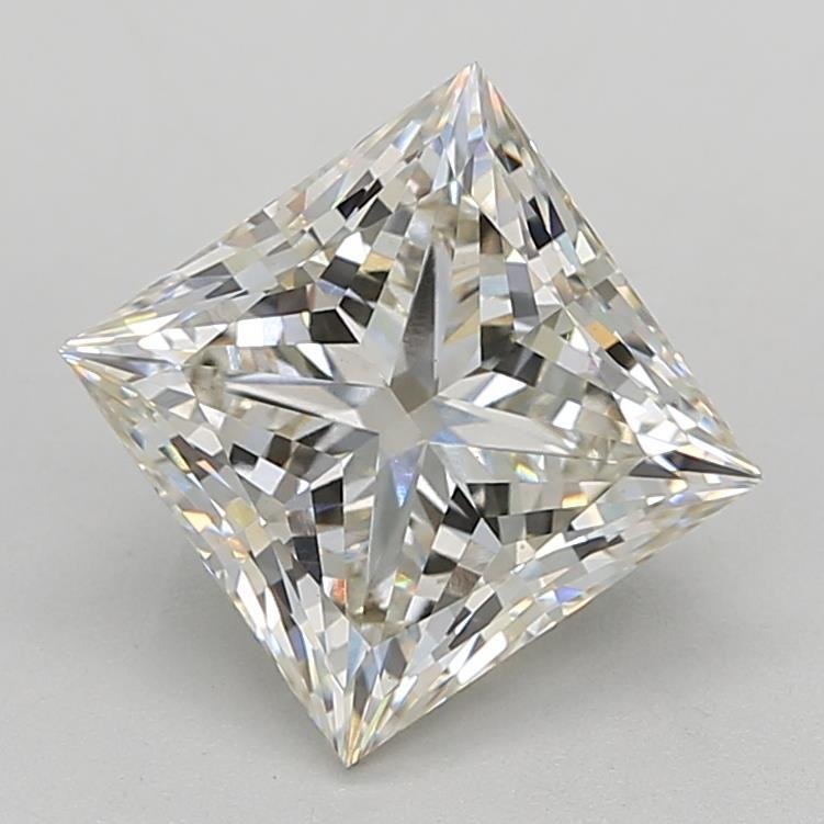 4.09ct I VVS2 Rare Carat Ideal Cut Princess Lab Grown Diamond