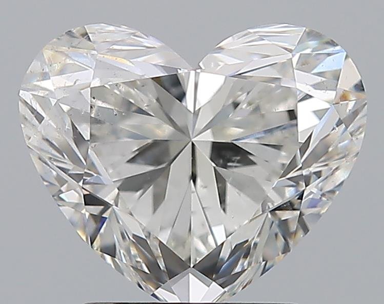 2.51ct H SI2 Rare Carat Ideal Cut Heart Diamond