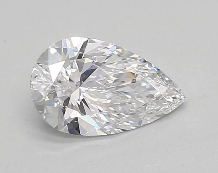 0.84ct D VVS2 Rare Carat Ideal Cut Pear Lab Grown Diamond