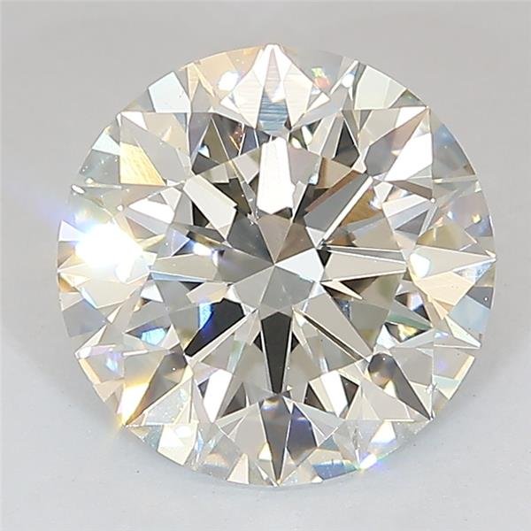3.01ct J VS1 Rare Carat Ideal Cut Round Lab Grown Diamond