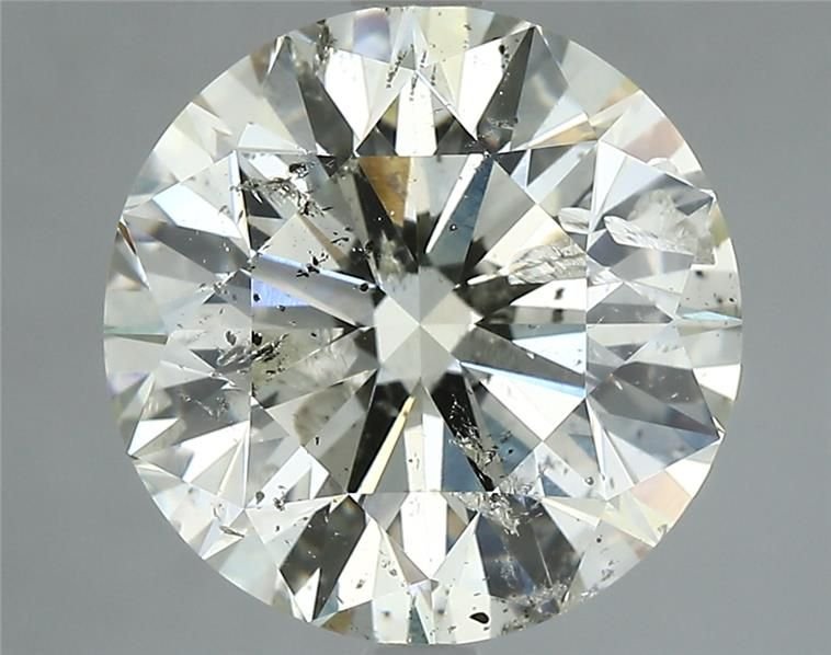 5.01ct I SI2 Rare Carat Ideal Cut Round Diamond