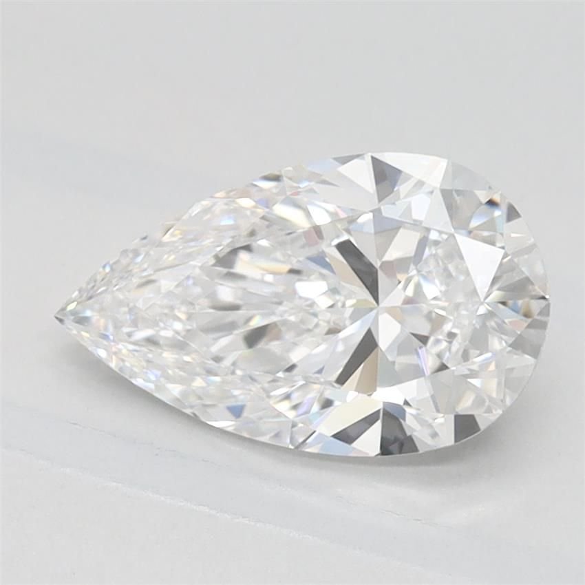 1.06ct D VVS1 Rare Carat Ideal Cut Pear Lab Grown Diamond
