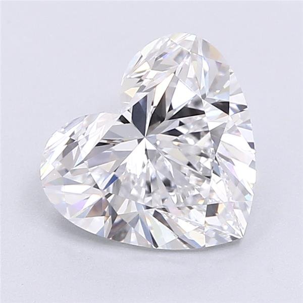 2.60ct D VVS2 Rare Carat Ideal Cut Heart Lab Grown Diamond