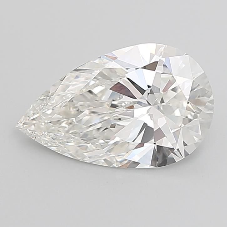 5.03ct G VVS2 Rare Carat Ideal Cut Pear Lab Grown Diamond