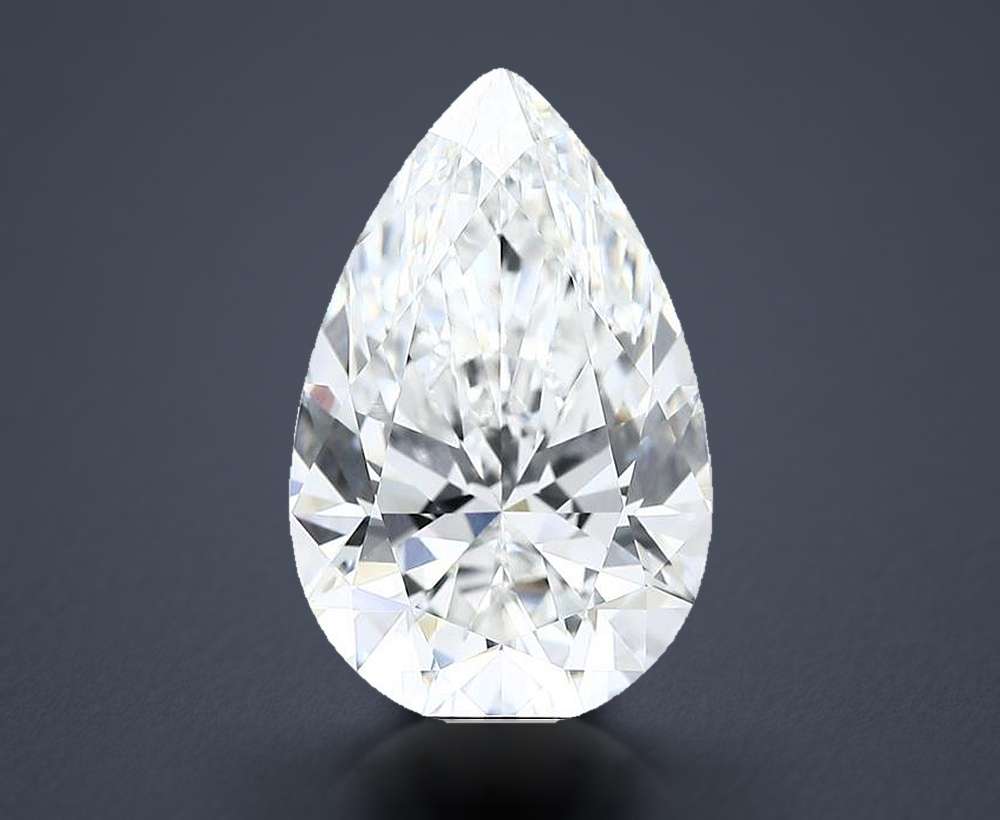 7.07 Carat Pear Lab Diamond