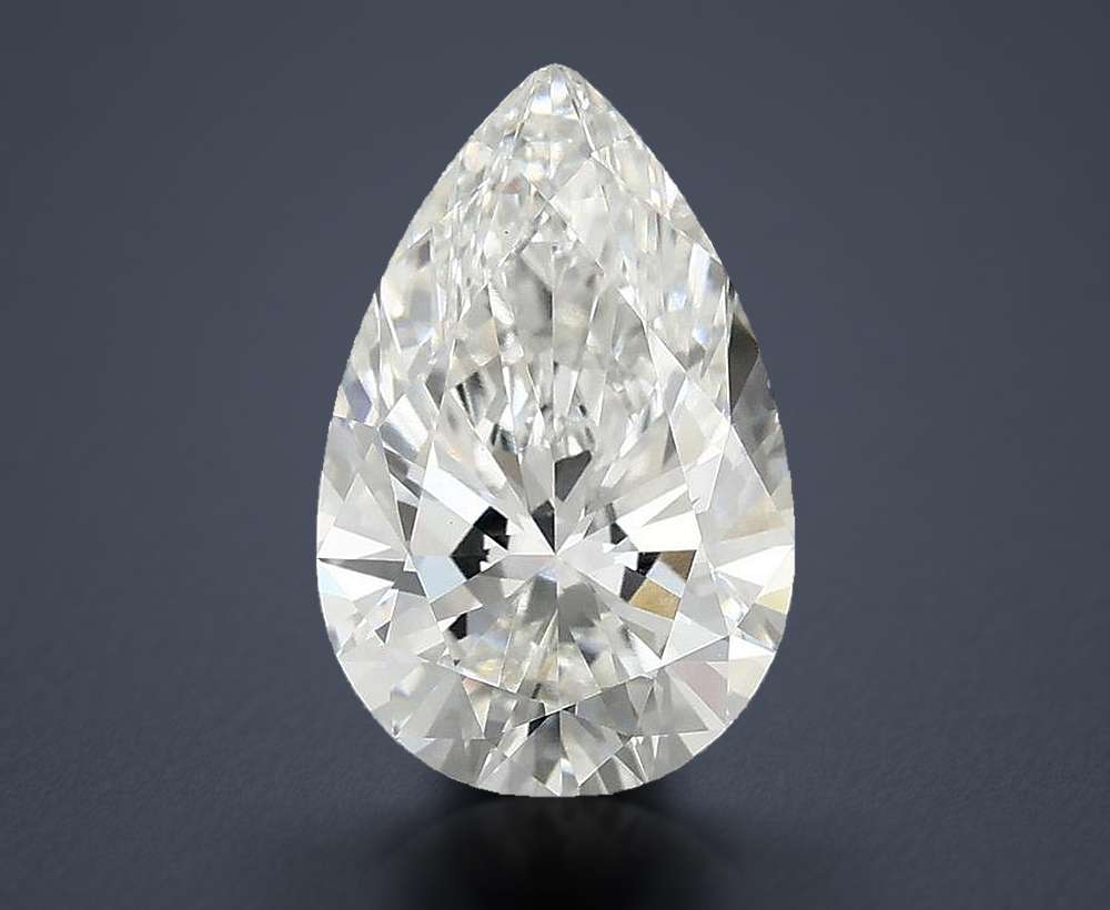 2.92 Carat Pear Lab Diamond