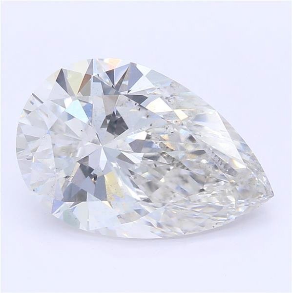 2.18ct F SI1 Rare Carat Ideal Cut Pear Lab Grown Diamond