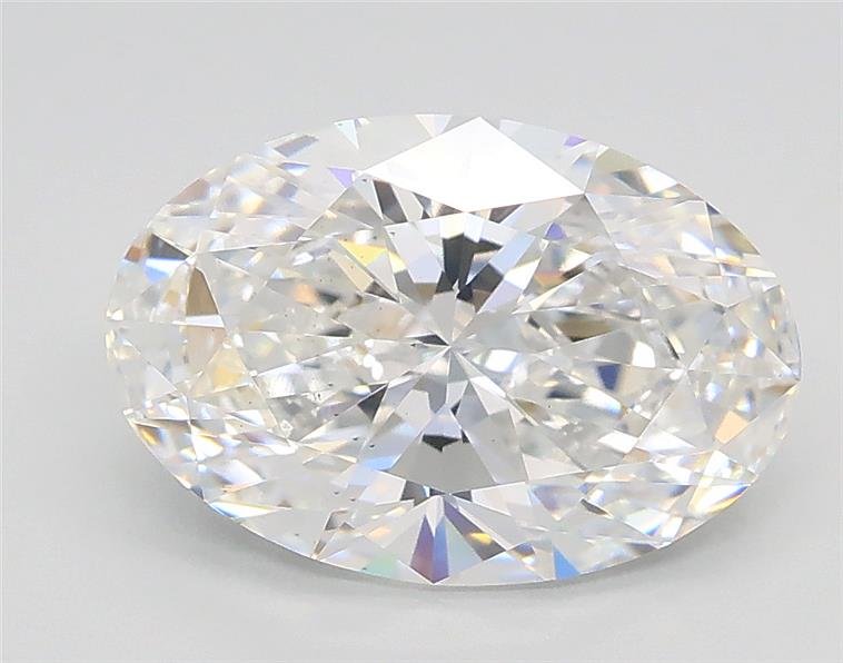 2.08ct D VS2 Rare Carat Ideal Cut Oval Lab Grown Diamond