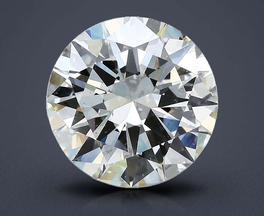 3.98 Carat Round Natural Diamond