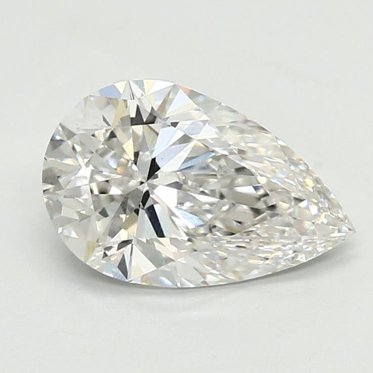 1.25ct F VS1 Rare Carat Ideal Cut Pear Lab Grown Diamond