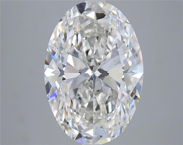 5.54ct H VS2 Rare Carat Ideal Cut Oval Lab Grown Diamond