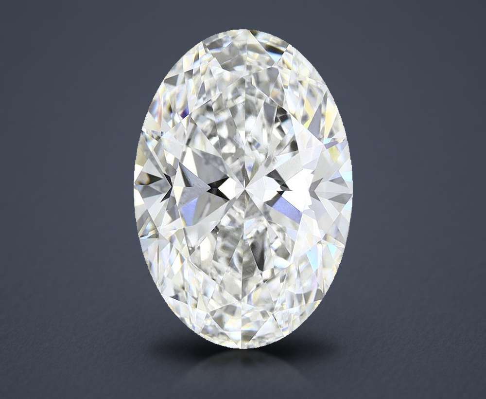 4.92 Carat Oval Lab Diamond