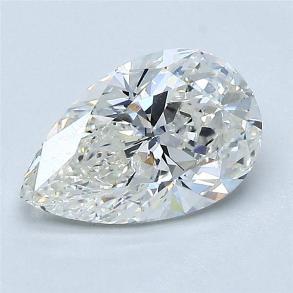 1.26ct J SI2 Excellent Cut Pear Diamond