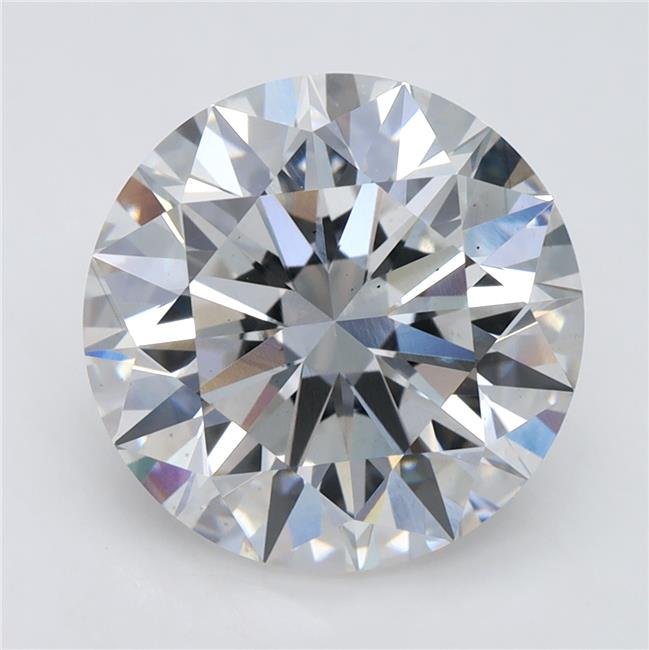 5.12ct E VS2 Rare Carat Ideal Cut Round Lab Grown Diamond