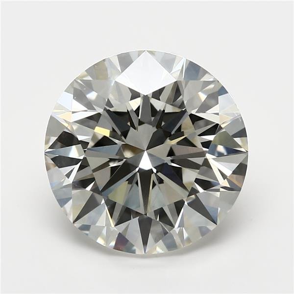 3.21ct K VVS2 Rare Carat Ideal Cut Round Diamond